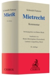 ドイツ使用賃貸借法コメンタール（第１０版）<br>Mietrecht, Kommentar : Großkommentar des Wohn- und Gewerberaummietrechts. Bürgerliches Gesetzbuch (§§ 535 bis 580a, §138 BGB), Verordnung über die verbrauchsabhängige Abrechnung der Heiz- und Warmwasserkosten, Wrts （10. Aufl. Stand Februar. 2010. XLIII, 2559 S. 24,5 cm）