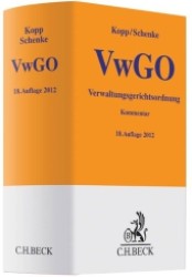 ドイツ行政裁判所規則コメンタール（第１８版）<br>Verwaltungsgerichtsordnung (VwGO), Kommentar (Gelbe Erläuterungsbücher) （18. Aufl. 2012. XXIX, 1982 S. 194 mm）