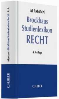Brockhaus Studienlexikon Recht, m. CD-ROM （4. Aufl. 2015. VIII, 1383 S. Mit CD-ROM. 240 mm）