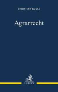 Agrarrecht （2027. 200 S. 224 mm）