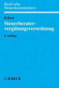 Steuerberatervergütungsverordnung (StBVV)， Kommentar (Beck'sche Steuerkommentare)