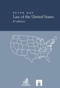 Law of the United States : An Overview （4th Ed. 2016. XXI, 471 S. with 1 map. 224 mm）