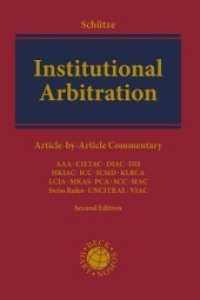Institutional Arbitration : Article-by-Article Commentary
