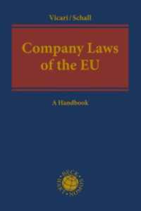 Company Laws of the EU : A Handbook （2020. XII, 1620 S. 240 mm）