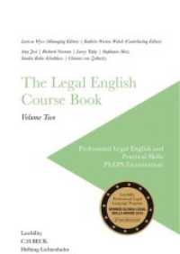 The Legal English Course Book Vol.2 (The Legal English Course Book .2) （2018. 229 S. 24 cm）