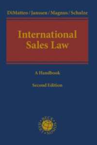 International Sales Law （2. Aufl. 2021. XLIV, 1095 S. 240 mm）