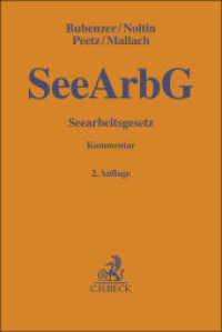 Seearbeitsgesetz (Gelbe Erläuterungsbücher) （2. Aufl. 2023. XXX, 640 S. 194 mm）