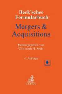 Beck'sches Formularbuch Mergers & Acquisitions （4. Aufl. 2024. 2500 S. Mit Freischaltcode zum Download der Formulare (）