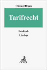 Tarifrecht : Handbuch （3. Aufl. 2025. 1000 S. 240 mm）