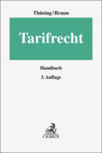 Tarifrecht : Handbuch （3. Aufl. 2024. 1000 S. 240 mm）