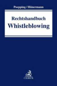 Rechtshandbuch Whistleblowing （2024. 600 S. 240 mm）