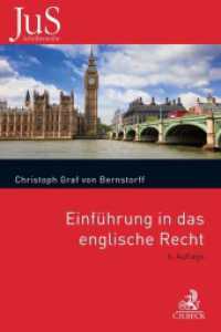 Einführung in das englische Recht (JuS-Schriftenreihe/Ausländisches Recht Band 132) （6. Aufl. 2025. 300 S. 240 mm）
