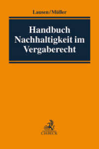 Handbuch Nachhaltigkeit im Vergaberecht （2024. 600 S. 240 mm）