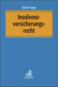 Insolvenzversicherungsrecht （2025. 1000 S. 240 mm）