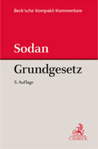 Grundgesetz (Beck'sche Kompakt-Kommentare) （5. Aufl. 2024. XLI, 1138 S. 194 mm）