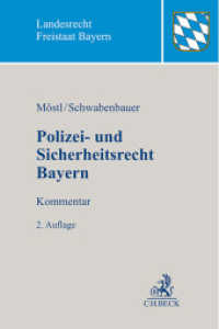 Polizei- und Sicherheitsrecht Bayern （2. Aufl. 2025. 2400 S. 240 mm）