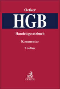 Handelsgesetzbuch. HGB : Kommentar （9. Aufl.）