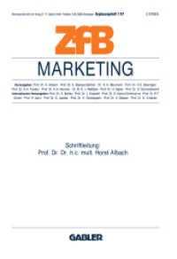 Marketing (Zfb Special Issue) （1997）