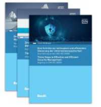 Paket - Drei Schritte zur Steuerung der Unternehmenssicherheit + zur Aufrechterhaltung der Betriebsfähigkeit + zum Risik : DIN ISO 28000 + DIN EN ISO 22301 + DIN ISO 31000 deutsch/englisch (DIN Media Praxis) （2023. 489 S. 210 mm）