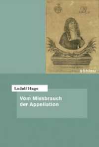 Vom Missbrauch der Appellation : Vorw. v. Oestmann, Peter (Quellen und Forschungen zur höchsten Gerichtsbarkeit im Alten Reich Band 062) （2012. X, 231 S. 235 mm）