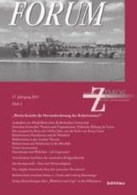 "Worin besteht die Herausforderung des Relativismus?" (Forum für osteuropäische Ideen- und Zeitgeschichte Bd.17/2) （2014. 199 S. 210 mm）