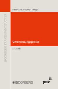 Verrechnungspreise (Boorberg Praxishandbücher) （2. Auflage. 2017. 716 S. gemischt, mitlaufend im Text. 235 mm）