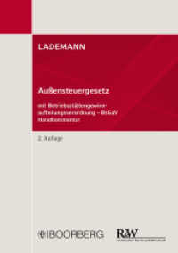 LADEMANN, Außensteuergesetz : mit Betriebsstättengewinnaufteilungsverordnung - BsGaV, Handkommentar （2. Auflage. 2015. 668 S. 20.8 cm）
