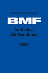 Amtliches AO-Handbuch 2020 （Neuausg. 2020. 1850 S. 23.5 cm）