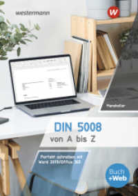 DIN 5008 von A bis Z, m. CD-ROM : Perfekt schreiben mit Word 2019 (DIN 5008 von A bis Z 8) （3. Aufl. 2021. 220 S. 241.00 mm）
