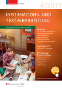 unterrichtsthemen Informations- und Textverarbeitung H.4/2017 : Arbeitsblätter für Ihren Unterricht. Buch PlusWeb (Unterrichtsthemen Informations- und Textverarbeitung .4/2017) （2017. 32 S. 297.00 mm）