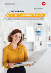 English for Public Administration, m. 1 Beilage : Arbeitsheft (English for Public Administration) （1. Auflage 2024. 2024. 176 S.）