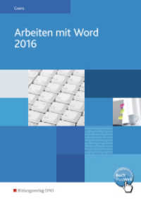 Arbeiten mit Word 2016 : Schulbuch (Arbeiten mit Word 2016 1) （1. Auflage. 2016. 208 S. m. Abb. 297.00 mm）
