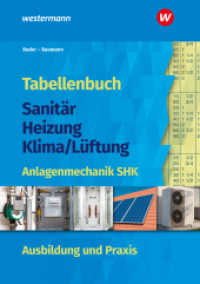 Tabellenbuch Sanitär-Heizung-Klima/Lüftung : Anlagenmechanik SHK Ausbildung und Praxis Tabellenbuch (Tabellenbuch Sanitär-Heizung- Lüftung) （12. Aufl. 2024. 603 S. 247.00 mm）