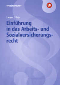 Einführung in das Arbeits- und Sozialversicherungsrecht : Lehrbuch und Aufgabensammlung (Einführung in das Arbeits- und Sozialrecht 3) （26. Aufl. 2022. 146 S. 240.00 mm）