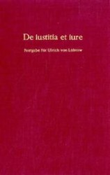 De iustitia et iure. : Festgabe für Ulrich von Lübtow zum 80. Geburtstag. （1980. IX, 872 S. Frontispiz; IX, 872 S. 233 mm）