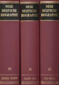 Neue Deutsche Biographie Bd.26 : Band 26: Tecklenburg - Vocke. (Für die Historische Kommission bei der Bayerischen Akademie der Wissenschaften hrsg. von Maximilian Lanzinner - Hans-Christof Kraus.) (Neue Deutsche Biographie 26) （2016. XXVIII, 852 S. XXVIII, 852 S. 250 mm）