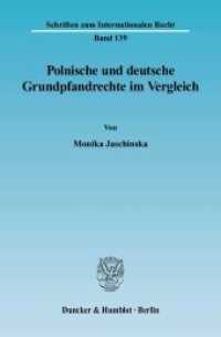 Polnische und deutsche Grundpfandrechte im Vergleich. : Dissertationsschrift. Dissertationsschrift (Schriften zum Internationalen Recht 139) （2004. IV, 406 S. IV, 406 S. 224 mm）