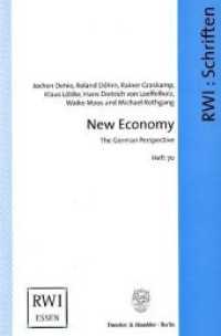 ドイツから見たニュー・エコノミー：情報通信部門の発達とその経済効果<br>New Economy. : The German Perspective. (Schriftenreihe des Rheinisch-Westfälischen Instituts für Wirtschaftsforschung Essen, Neue Folge 70) （2003. 174 S. Tab., Abb.; 174 S. 240 mm）