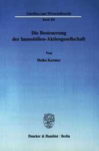 Die Besteuerung der Immobilien-Aktiengesellschaft. : Dissertationsschrift (Schriften zum Wirtschaftsrecht (WR) 202) （2006. 367 S. 367 S. 233 mm）