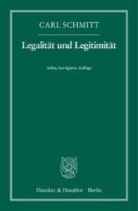 Legalität und Legitimität. （8., überarb. Aufl. 2012. 98 S. 2 Abb.; 98 S., 2 schw.-w. Abb., 2）