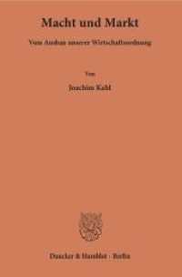 Macht und Markt. : Vom Ausbau unserer Wirtschaftsordnung.