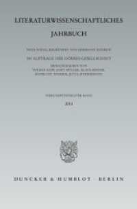 Literaturwissenschaftliches Jahrbuch. : 54. Band (2013). (Literaturwissenschaftliches Jahrbuch. Neue Folge 54) （2013. 508 S. 8 schw.-w. Abb., 5 schw.-w. Fotos, 3 schw.-w. Zeichn., Ab）