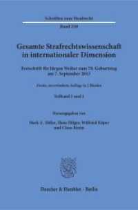 Gesamte Strafrechtswissenschaft in internationaler Dimension, in 2 Bdn. : Festschrift für Jürgen Wolter zum 70. Geburtstag am 7. September 2013. 2 Teilbände. (Schriften zum Strafrecht 250) （2. Aufl. 2018. XII, 1510 S. 1: Frontispiz; 829 S.; 2: XII, S. 831-1510）