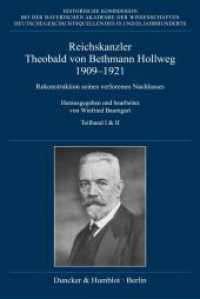 Reichskanzler Theobald von Bethmann Hollweg 1909-1921. : Rekonstruktion seines verlorenen Nachlasses. Herausgegeben und bearbeitet von Winfried Baumgart. 2 Teilbände. (Deutsche Geschichtsquellen des 19. und 20. Jahrhunderts 78) （2021. XVIII, 1522 S. I: XII, 728 S.; II: VI, 794 S. 233 mm）