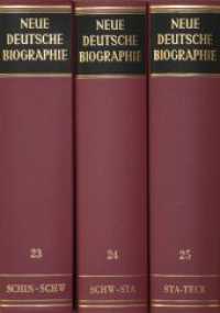 Neue Deutsche Biographie : Bd. 28: Wettstein - Zwoch (Für die Historische Kommission bei der Bayerischen Akademie der Wissenschaften hrsg. von Hans-Christof Kraus) (Neue Deutsche Biographie, Hldr. 28) （2024. XLVI, 821 S. XLVI, 821 S. 240 mm）