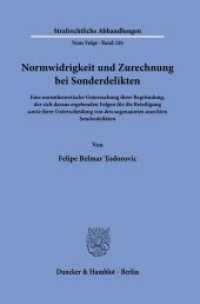 Normwidrigkeit und Zurechnung bei Sonderdelikten (Strafrechtliche Abhandlungen. Neue Folge)