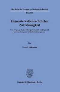 Elemente waffenrechtlicher Zuverl&auml;ssigkeit : Vom Ursprung des Zuverl&auml;ssigkeitsbegriffs zur Dogmatik personenbezogener Gefahrlichkeitsprognosen. Dissertationsschrift (Das Recht der inneren und &auml;u&szlig;eren Sicherheit 33) （2026. 339 S. 2. Abb.; 339 S., 2 schw.-w. Abb. 233 mm）