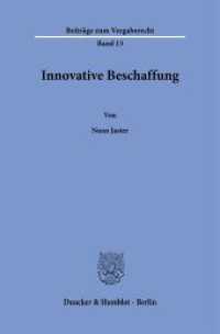 Innovative Beschaffung (Beitr&auml;ge zum Vergaberecht)