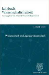 Wissenschaft und Agendawissenschaft : Jahrbuch Wissenschaftsfreiheit, Band 3, 2026 (Jahrbuch Wissenschaftsfreiheit)