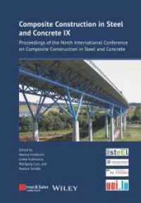 Composite Construction in Steel and Concrete IX : Proceedings of the Ninth International Conference on Composite Construction in Steel and Concrete （1. Auflage. 2024. 752 S. 600 Farbabb., 200 Tabellen. 244 mm）